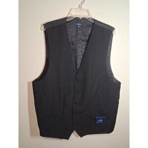 NWT Gioberti Vest Business Formal Black Men's Size XXL